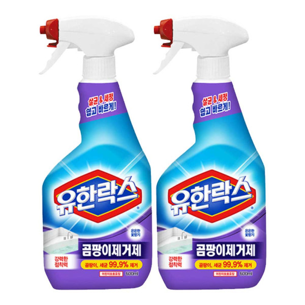 유한락스 곰팡이제거용 세정제 600ml 2P